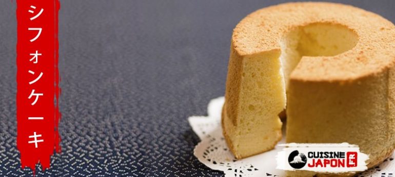 Chiffon Cake Gateau Aerien Cuisine Japon